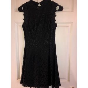 lace dress with an open back